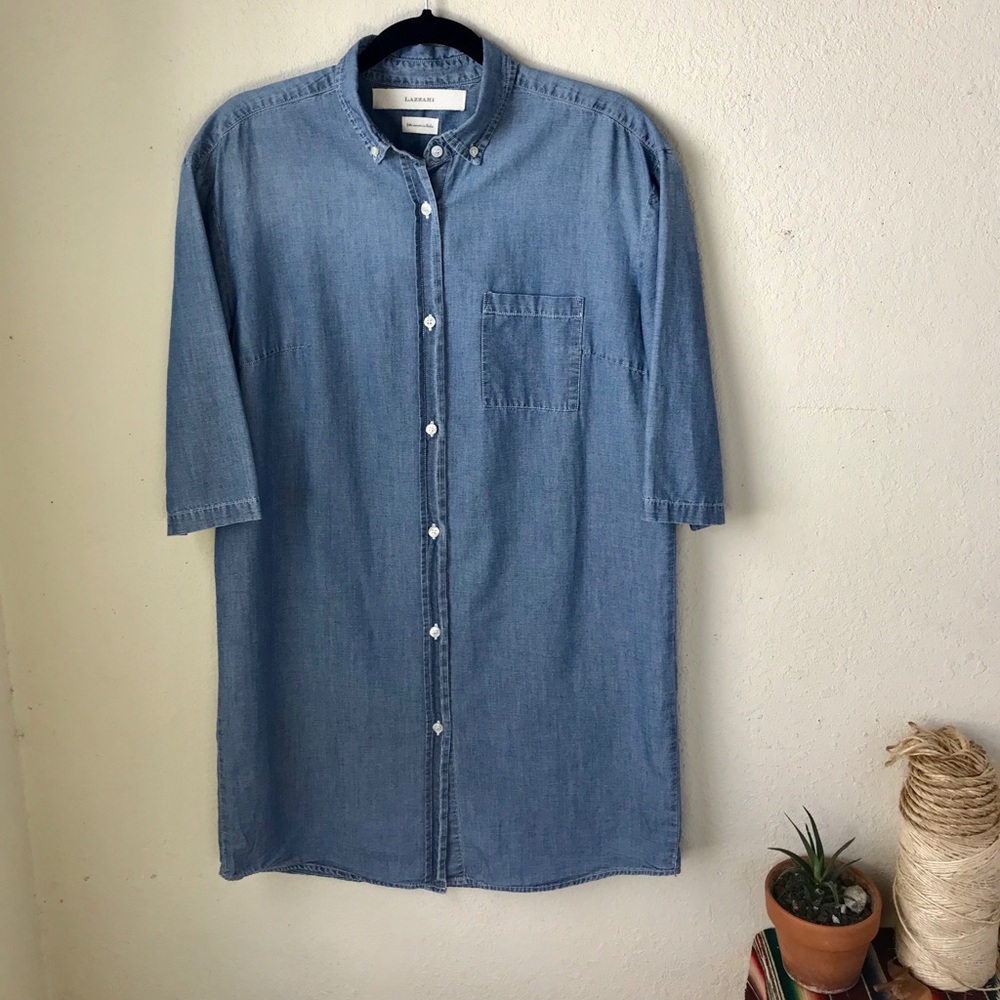 Lazzari Cotton Button Down Tunic